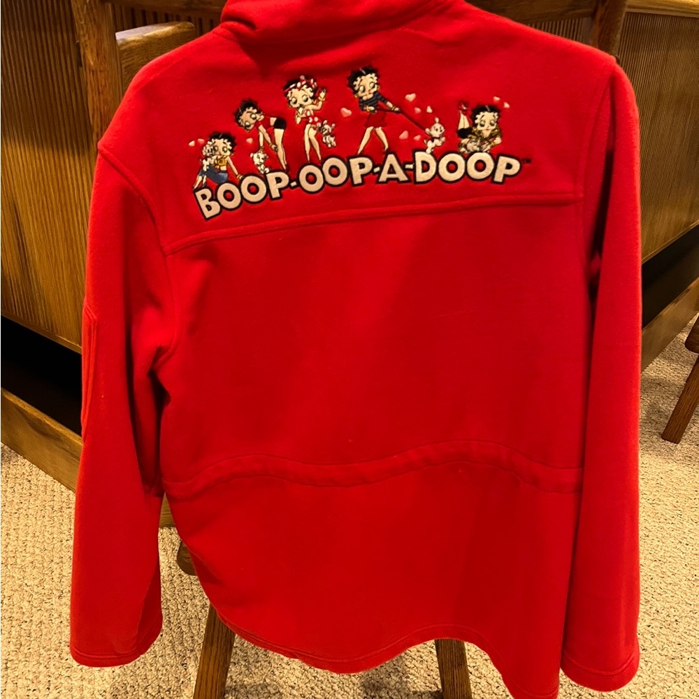 Betty Boop fleece 3/4 jacket